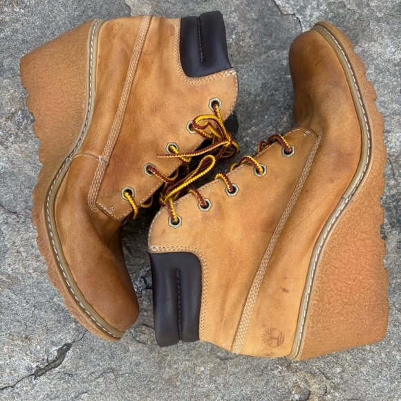 Timberland Earthkeepers Amston Wedge Boots - Picture 9 of 11